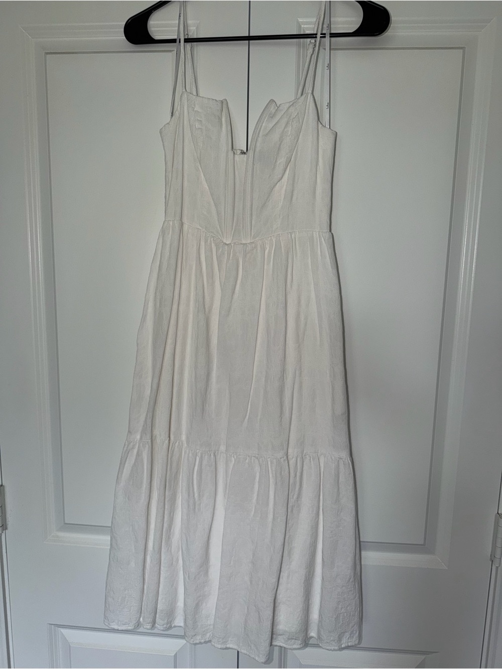 Lulu's White Midi Dress